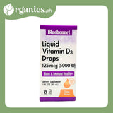 Bluebonnet Liquid Vitamin D3 Drops 5000 IU (30ml) - Organics.ph