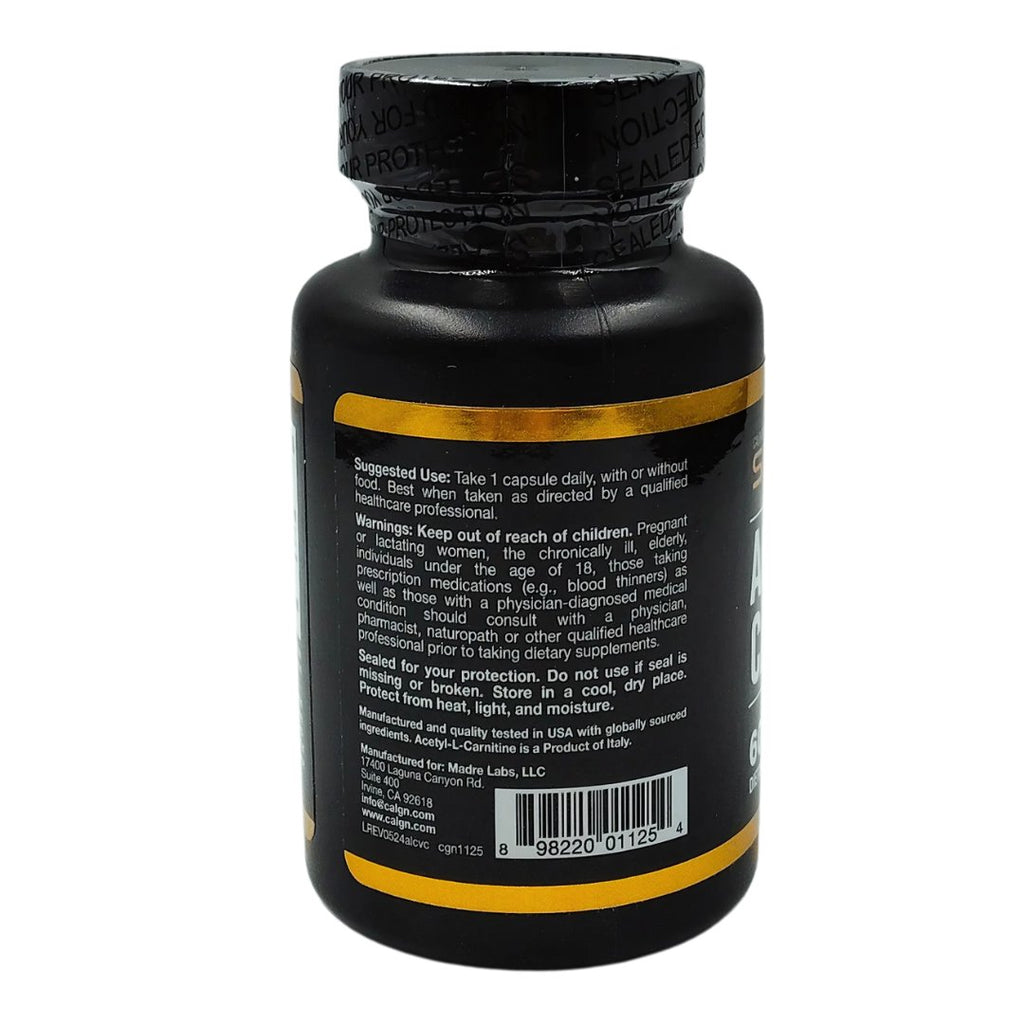 California Gold Acetyl L-Carnitine 500mg (60 caps) - Organics.ph California Gold Acetyl L-Carnitine 500mg (60 caps) - Organics.ph