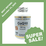 California Gold Co Q-10 100mg (360 softgels) - Organics.ph