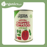 Ceres Organics Chopped Tomatoes With Basil (400g) - Organics.ph