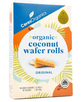Ceres Organics Coconut Wafer Rolls - Original (80g) - Slightly Damaged - Organics.ph