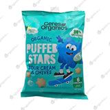 Ceres Organics Puffed Stars - Sour Cream & Chives (80g) - Organics.ph