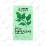 Ceres Organics Tea - Pure Peppermint (20 bags) - Organics.ph