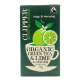 Clipper Organic Tea - Green Tea & Lime & Ginger (20 bags) - Organics.ph