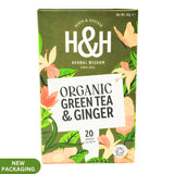 Heath and Heather Organic Green Tea - Ginger (20 tea bags) - Organics.ph