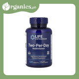 Life Extension Multivitamin Two-Per-Day Tablets (120 tablets or caps) - Organics.ph