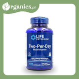 Life Extension Multivitamin Two-Per-Day Tablets (120 tablets or caps) - Organics.ph