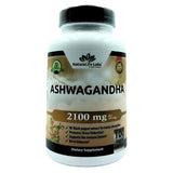 NaturaLife Labs Organic Ashwagandha 2100mg (100 veg caps) - Slightly Damaged - Organics.ph