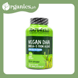 Naturelo Vegan Omega-3 Algae 800mg DHA (120 softgels, 60 servings) - Organics.ph