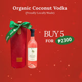 Organic Coconut Vodka (Proudly Locally Made) - PRE-ORDER Buy 5 bottle - Organics.ph