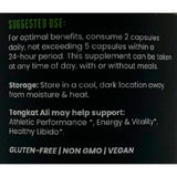 Organic Muscle Tongkat Ali 500mg (60 caps) - Organics.ph