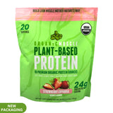 Organic Muscle Vegan Protein Powder - Strawberry - Resealable Pouch (760g) - Organics.ph