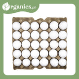 Sourced Organic Eggs - White (30pcs.) - Organics.ph