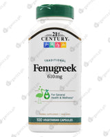 21st Century Traditional Fenugreek 610mg (100 caps) - Organics.ph