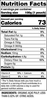 Acai Roots Organic Premium Acai - Unsweetened (400g) - Organics.ph