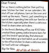 Annie's Organic Baking Mix - Cookie Brownie Bar (521g) - Organics.ph