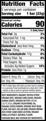 Annie's Organic Crispy Snack Bar - Cocoa (110g) - Organics.ph