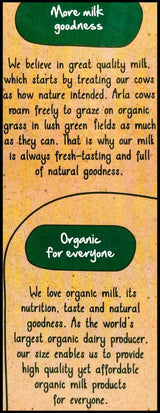 Arla Organic Full Cream Milk (1 Liter) - Organics.ph