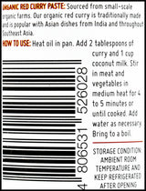 Asian Organics Red Curry Paste (120g) - Organics.ph