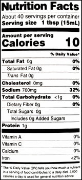 Asian Organics Soy Sauce (600ml) - Organics.ph