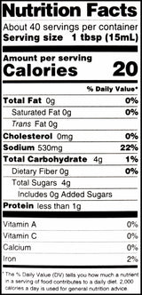 Asian Organics Teriyaki Sauce (600ml) - Organics.ph