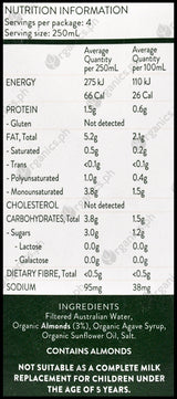 Australia's Own Organic Almond Milk - Original (1 liter) - Organics.ph