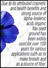 Badia Organic Flax Seed Ground (453.6g) - Organics.ph