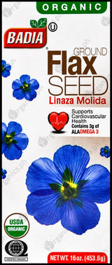 Badia Organic Flax Seed Ground (453.6g) - Organics.ph