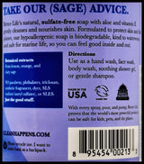 Better Life Natural Hand and Body Soap - Clary Sage (354ml) - Organics.ph