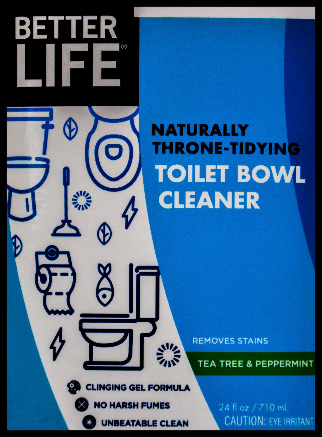 Better Life Toilet Bowl Cleaner, Tea Tree & Peppermint - 24 fl oz