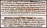 Bibliorganics Coconut Cider Vinegar (750ml) - Organics.ph
