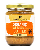 Ceres Organics Almond Butter - Smooth (220g) - Organics.ph