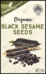 Ceres Organics Black Sesame Seeds (125g) - Organics.ph