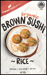 Ceres Organics Brown Sushi Rice (500g) - Organics.ph