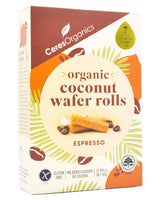Ceres Organics Coconut Wafer Rolls - Espresso (80g) - Organics.ph