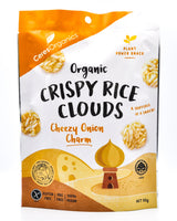 Ceres Organics Crispy Rice Clouds Cheezy Onion Charm - Organics.ph