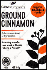 Ceres Organics Ground Cinnamon (100g) - Organics.ph