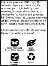 Ceres Organics Instant Miso Soup (4 x 15g) - Organics.ph
