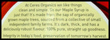 Ceres Organics Maple Syrup - Organics.ph