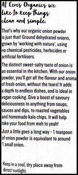 Ceres Organics Onion Powder (50g) - Organics.ph