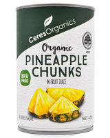 Ceres Organics Organic Pineapple Chunks in Fruit Juice (400g) - Organics.ph