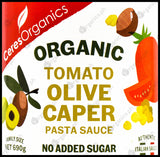 Ceres Organics Pasta Sauce - Tomato Olive Caper (690g) - Organics.ph