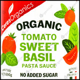 Ceres Organics Pasta Sauce - Tomato Sweet Basil (690g) - Organics.ph