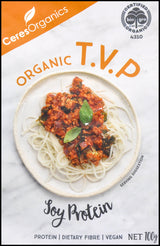 Ceres Organics Soy Protein TVP (Textured Vegetable Protein) (100g) - Organics.ph