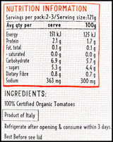 Ceres Organics Tomato Puree (350g) - Organics.ph