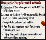 Ceres Organics Vegan Burger Mix (160g) - Organics.ph