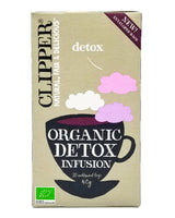 Clipper Organic Tea - Detox Infusion - Hibiscus, Liquorice Root, Nettle, Aloe Vera (20 bags) - Organics.ph