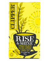 Clipper Organic Tea - Rise & Shine - Lemongrass Mae, Lemon Verbena (20 bags) - Organics.ph