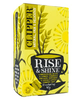 Clipper Organic Tea - Rise & Shine - Lemongrass Mae, Lemon Verbena (20 bags) - Organics.ph