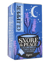 Clipper Organic Tea - Snore & Peace - Chamomile, Lemon Balm, Lavender (20 bags) - Organics.ph